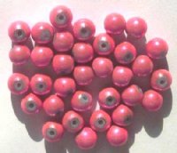 34 8mm Round Pink Miracle Beads